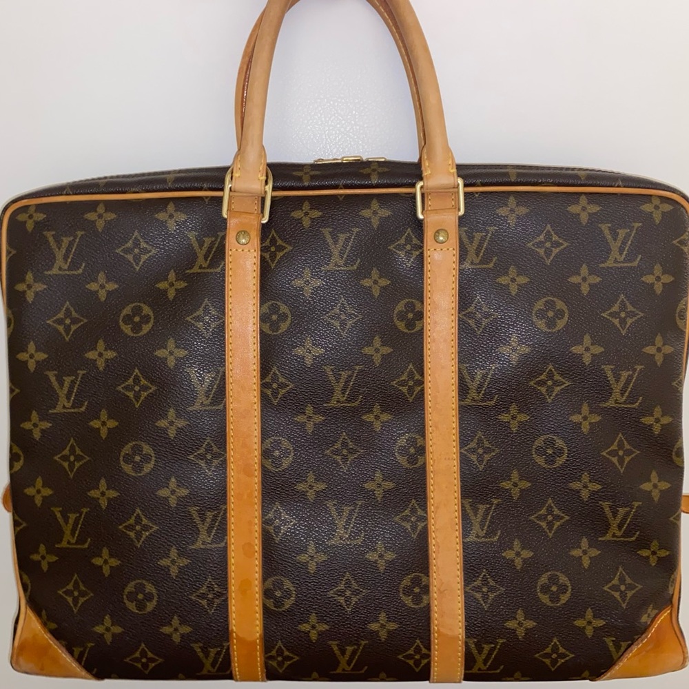 Louis Vuitton Vintage Brown Monogram Briefcase